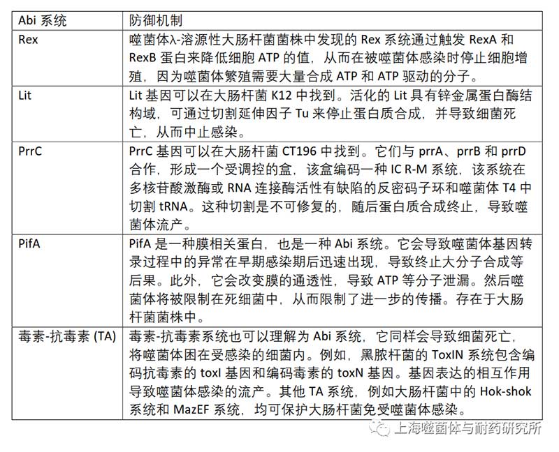 细菌进化出噬菌体流产熏染（Abi）系统 